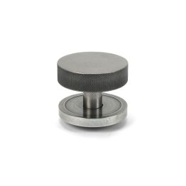 Pewter Brompton Centre Door Knob (Plain)