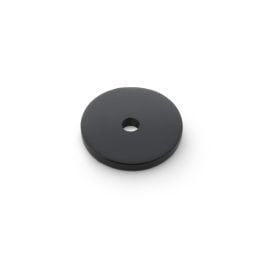 Alexander & Wilks - Circular Backplate - Black - Diameter 25mm