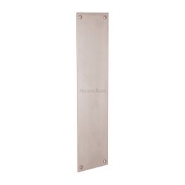 Heritage Brass Fingerplate 305mm Satin Nickel finish