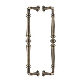 Heritage Brass Back to Back Door Pull Handle Avon Design Antique Brass finish