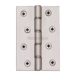 Heritage Brass Hinge Brass with Phosphor Washers 4" x 2 5/8" Satin Nickel finish
