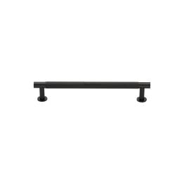 Heritage Brass Cabinet Pull Partial Knurled Design with 16mm Rose 96mm CTC Matt Bronze finish