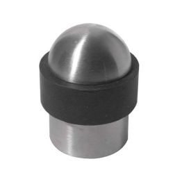 Stainless Steel Floor Mounted Door Stops 30x45mm Satin Stainless Steel - By Frelan Hardware - JSS09