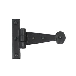 Black 4" Penny End T Hinge (pair)