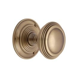 Heritage Brass Mortice Knob on Rose Goodrich Design Antique Brass finish