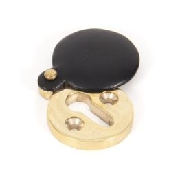 Ebony 30mm Round Escutcheon