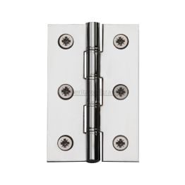 Heritage Brass Hinge Brass with Phosphor Washers 3" x 2" Polished Chrome finish
