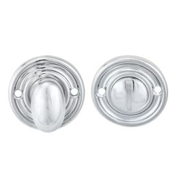 Oval Turn And Release - Polished Chrome