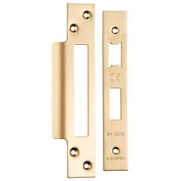 Architectural Sashlock Forend & Strike Pack - Satin Brass