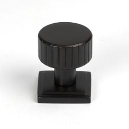 Aged Bronze Judd Cabinet Knob - 25mm (Square)