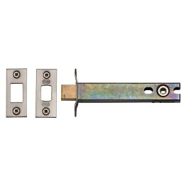 5" Tubular Bathroom Bolt  Satin Nickel