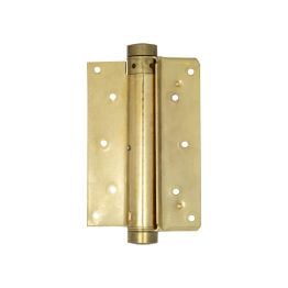 Single Action Steel Spring Hinges 150mm Electro Brassed - By Frelan Hardware - HB3003-6PB