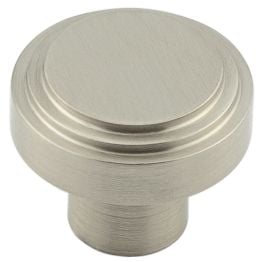 Cropley Cupboard Knobs 30mm Satin Nickel - By Frelan Hardware - HOX1030SN