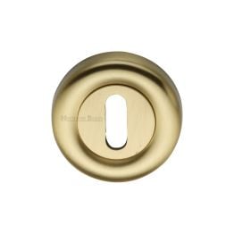 Heritage Brass Key Escutcheon Satin Brass finish