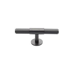 Heritage Brass Cabinet Knob Knurled Fountain Design 60mm Matt Bronze finish