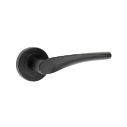 Twirl Black Door Handle - By Frelan Hardware - JMB504