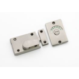 Indicator Bolt Latch Satin Nickel