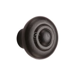 Black Iron Rustic Cabinet Knob Bead Design 38mm