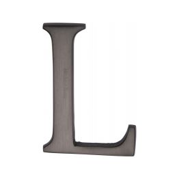 Heritage Brass Alphabet L Pin Fix 51mm (2") Matt Bronze Finish