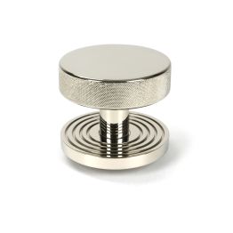 Polished Nickel Brompton Centre Door Knob (Beehive)