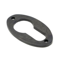 Aged Bronze Oval Euro Escutcheon