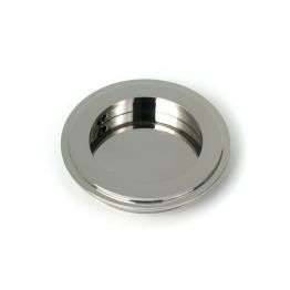 Polished Marine SS (316) 75mm Art Deco Round Pull