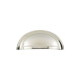 Burlington Cup Pulls Polished Nickel - By Frelan Hardware - BUR423PN