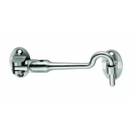 Silent Pattern Cabin Hook 150mm - Satin Stainless Steel