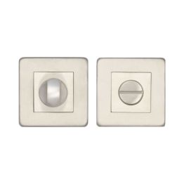 JSS54 Satin Stainless Steel Square Turn & Release - By Frelan Hardware - JSS54