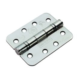 Enduro Grade 13 Ball Bearing Hinge Radius - Bright Stainless Steel (Pair)