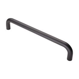 19mm D Pull Handle 300mm Centres - Matt Black