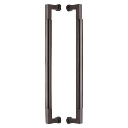 Heritage Brass Door Pull Handle Bauhaus Design 483mm Matt Bronze Finish