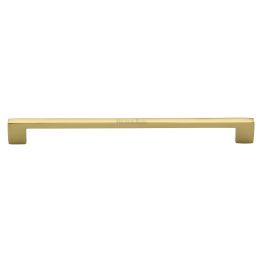 Heritage Brass Cabinet Pull Metro Design 256mm CTC Polished Brass Finish