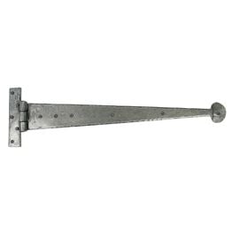 Pewter 22" Penny End T Hinge (pair)
