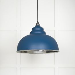 Hammered Nickel Harborne Pendant in Upstream
