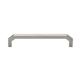 Heritage Brass Cabinet Pull Hex Angular Design 152mm CTC Satin Nickel Finish