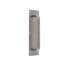 Stainless Steel Pull Handles w/ Plate 300x19mm Satin Stainless Steel - By Frelan Hardware - JSS1602