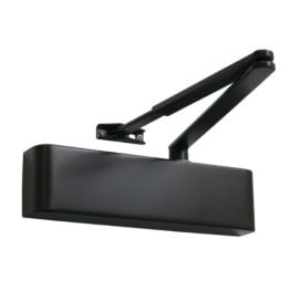 Atlantic Premium Grade Door Closer -max 110kg,DDA,Adj,Slimline - Matt Black