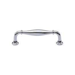 Heritage Brass Cabinet Pull Henley Traditional Design 102mm CTC Polished Chrome Finish