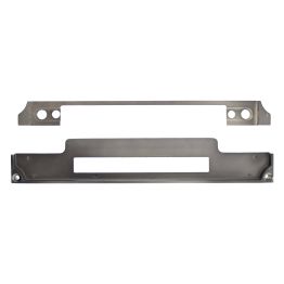 Atlantic DIN Rebate Kit for Euro Profile, Bathroom Lock, Latch, Euro Deadlock - Matt Gun Metal