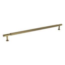 Millhouse Brass Battersea Linear T-Bar Cabinet Pull Handle 320mm - Antique Brass