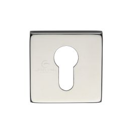 Square Euro Escutcheon Polished Finish