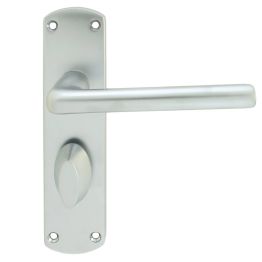 Serozzetta Uno Lever On Wc Backplate - Satin Chrome