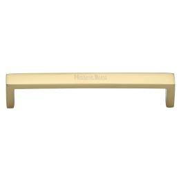 Heritage Brass Cabinet Pull Wide Metro Design 152mm CTC Polished Brass Finish