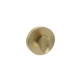 Senza Pari WC Turn and Release on Minimal Round Rose - Satin Brass