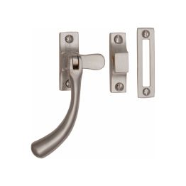 Heritage Brass Casement Window Fastener Ball Design Satin Nickel finish