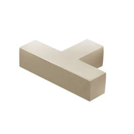Trafalgar T Bar Square Cupboard Knobs Polished Nickel - By Frelan Hardware - BUR202PN