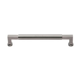 Heritage Brass Door Pull Handle Bauhaus Design 330mm&nbsp;Satin Nickel Finish
