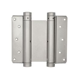 Double Action Steel Spring Hinges 152mm Grey - By Frelan Hardware - HG3005-6GY