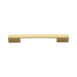 Heritage Brass Cabinet Pull Bridge Design 128&160mm CTC Satin Brass Finish